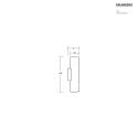 Wandstrahler TOMEK, Up/Down, 2x GU10, Aluminium