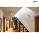 Brumberg Lampada da parete e soffitto BOLORIA 1-Lampadina, regolabile E14 IP20, legno chiaro dimmerabile