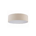 ceiling luminaire TIM  40CM up / down, with diffuser E27 IP20, nickel matt dimmable