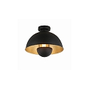 ceiling luminaire PIERIS  31CM 1 flame, round E27 IP20, black matt dimmable
