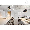 Brumberg Plafoniera SIENA 2-Lampadine, angolare, regolabile E14 IP20, oro, nero dimmerabile