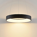 Brumberg pendant luminaire GEORGA 2CCT CCT Switch, ring shape IP20, black matt dimmable