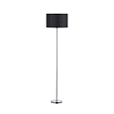 Lampada da terra con paralume E27, Rosso, Bianco dimmerabile