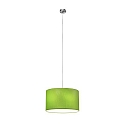 Luci a sospesione SOFT TUBE 280 E27 IP20, Verde, Nichel opaco dimmerabile
