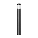 LED Pollerleuchte STICK 8W, 3000-4000K, 530lm, IP65, Höhe 75 cm, rund, schwarz
