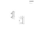 Brumberg faretto di superficie WALLWASHER IP66, titano dimmerabile