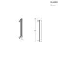 Brumberg Élément chauffant WALLWASHER IP66, titane gradable