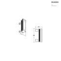 Brumberg Élément chauffant WALLWASHER IP66, titane gradable