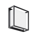 LED Außenwandleuchte  ALLAN, IP54, 230V AC, 50 Hz, 11W, 3000K, 900lm, graphit, schaltbar