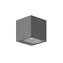 LED Wandanbauleuchte SELIA, IP54, 230V AC, 50 Hz, 9W, 3000K, 890lm, graphit, schaltbar