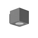 LED Wandanbauleuchte SELIA, IP54, 230V AC, 50 HZ, 2 x 3W, 3000K, 221lm, graphit, schaltbar