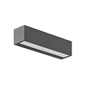 Luminaire mural d’extérieur DARBEE commutable LED IP65, gris