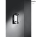 Brumberg Lampada da parete solare RUBI  commutabile LED IP54, grigio 