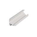 Surface LED corner profile P63-14 (BRUM-53703260), tailored to 10cm length, anodised alu