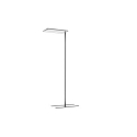 LED Stehleuchte MELODY, IP20, 120W, 4000K, 15200lm, mit Bewegungsmelder, mit Schalter, silber