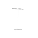 floor lamp MELODY with motion detector, indirect LED IP20, white