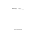 LED Stehleuchte MELODY, IP20, 120W, 4000K, 15200lm, mit Bewegungsmelder, mit Schalter, App, silber