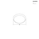 Brumberg Anneau MAKIRA Ø 25CM rond