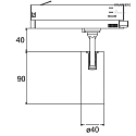 Brumberg LED Schienenstrahler TRAXX MICRO 230V AC, 50 Hz, 9,4W, 40°, 3000K, 1149lm, CRI > 90, rund, drehbar, weiß