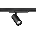 Halogène sur rail TRAXX MINI rond, rotatif, commutable LED IP20, noir