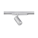 3-phase spot TRAXX MIDI round, rotatable IP20, silver dimmable