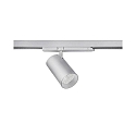 3-phase spot TRAXX MAXI round, rotatable IP20, silver dimmable