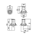Brumberg Plafonnier encastré TRAXX MICRO pivotant, rotatif, direct IP20, noir gradable Brumberg Plafonnier encastré TRAXX MICRO pivotant, rotatif, direct IP20, noir gradable