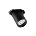 Spot TRAXX MINI rond, pivotant, rotatif, commutable LED IP20, noir