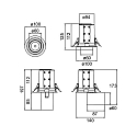 Brumberg Plafonnier encastré TRAXX MINI pivotant, rotatif, direct IP20, noir gradable Brumberg Plafonnier encastré TRAXX MINI pivotant, rotatif, direct IP20, noir gradable