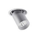 spot TRAXX MIDI round, swivelling, rotatable, switchable LED IP20, silver