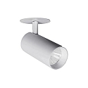 spot TRAXX MIDI round, swivelling, rotatable, switchable LED IP20, silver