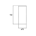Brumberg Luminaire de surface TRAXX MAXI rond, direct IP20, noir gradable Brumberg Luminaire de surface TRAXX MAXI rond, direct IP20, noir gradable