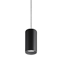 Luminaire à suspension TRAXX MINI rond, commutable LED IP20, noir