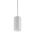 pendant luminaire TRAXX MIDI round, switchable LED IP20, white