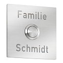 Gravur fr Klingelplatte, 7 x 7cm (Art.-Nr. CMD-100, Edelstahl)