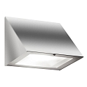 Luminaire mural dextrieur AQUA PLAY Bas IP44, acier inoxydable 