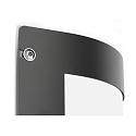 CMD Creative Metalldesign Luminaire mural d’extérieur 1 voie, langue, semi-circulaire, avec capteur IP44, anthrazit  CMD Creative Metalldesign Luminaire mural d’extérieur 1 voie, langue, semi-circulaire, avec capteur IP44, anthrazit