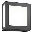 Applique da esterno 22 x 22 piazza, con rilevatore di movimento E27 IP44, antracite