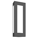 Applique da esterno TRAPEZ 1 elemento, angolare E27 IP44, antracite