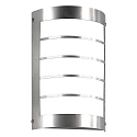 Applique da esterno lang, semicircolare E27 IP44, acciaio inossidabile