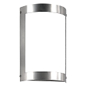 Luminaire mural d’extérieur langue, semi-circulaire E27 IP44, acier inoxydable