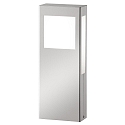 Outdoor floor luminiare AQUA PAULO, angular, 40cm, IP44, 2G11, stainless steel / opal glass, brushed