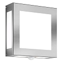 Applique da esterno AQUA LEGENDO piazza, con rilevatore di movimento E27 IP44, acciaio inossidabile