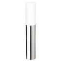 Outdoor floor luminiare AQUA PAULO, round, IP44, E27, stainless steel / opal glass, 60cm, brushed