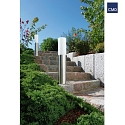 CMD Creative Metalldesign Luce con piedistallo AQUA PAULO piccolo, rotondo E27 IP44, Acciaio inossidabile