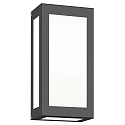 Applique da esterno AQUA RAIN angolare, con rilevatore di movimento IP44, antracite