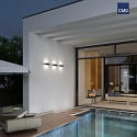 CMD Creative Metalldesign LED Außenwandleuchte, Up&Down, eckig, IP65, 10W 3000K 800lm, anthrazit