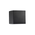 Outdoor LED Wandleuchte, IP54, Up&Down, eckig, 12cm, 24W 3000K 1297lm, Aluminium anthrazit / Kristallglas