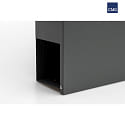 CMD Creative Metalldesign Briefkasten 9047 mit Zeitungshalter, anthrazit