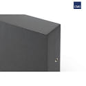 LED Outdoor Wandleuchte 120° 3W 3000K 238lm IP54, anthrazit